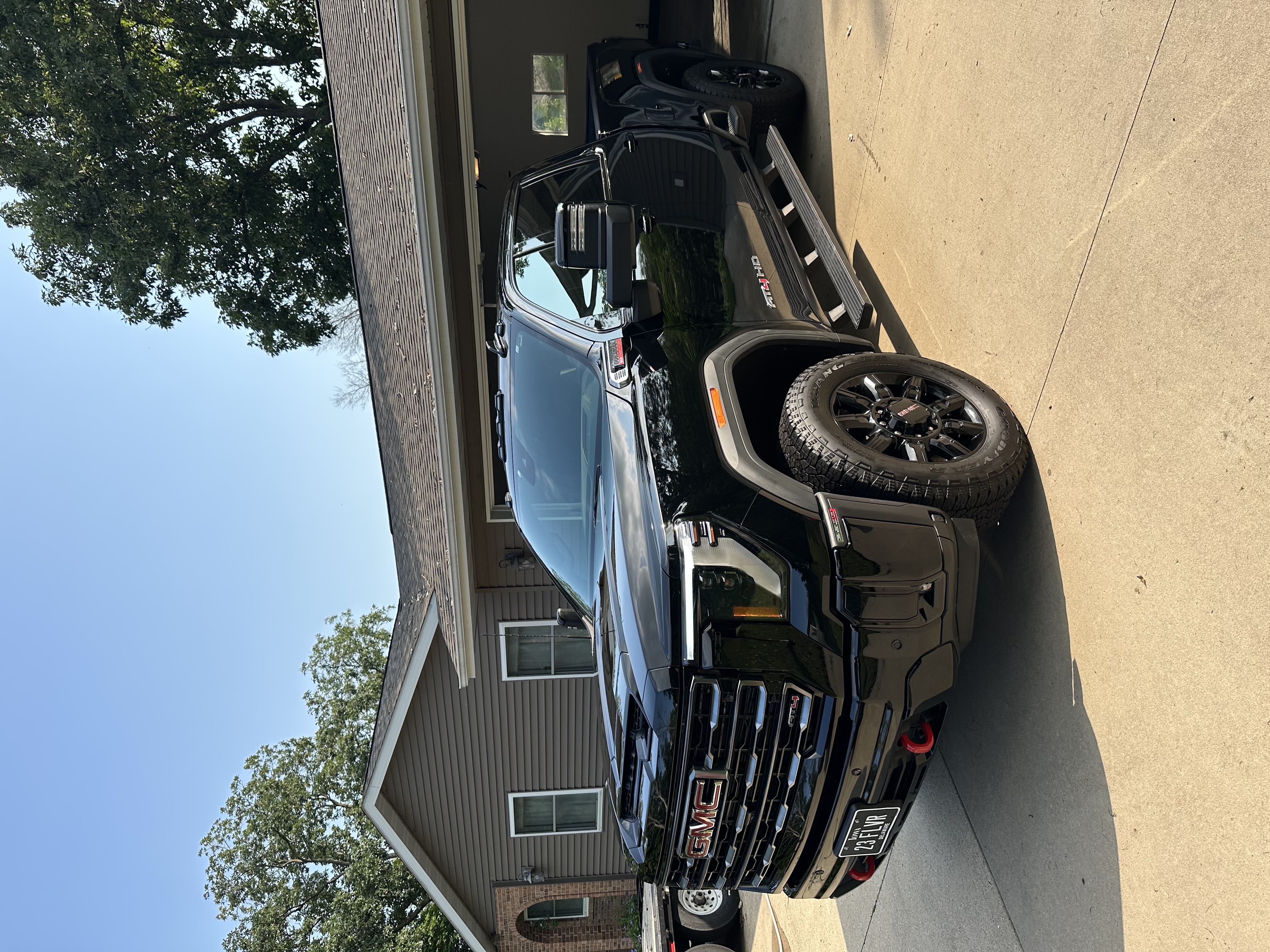 Black GMC 2500HD ceramic coating