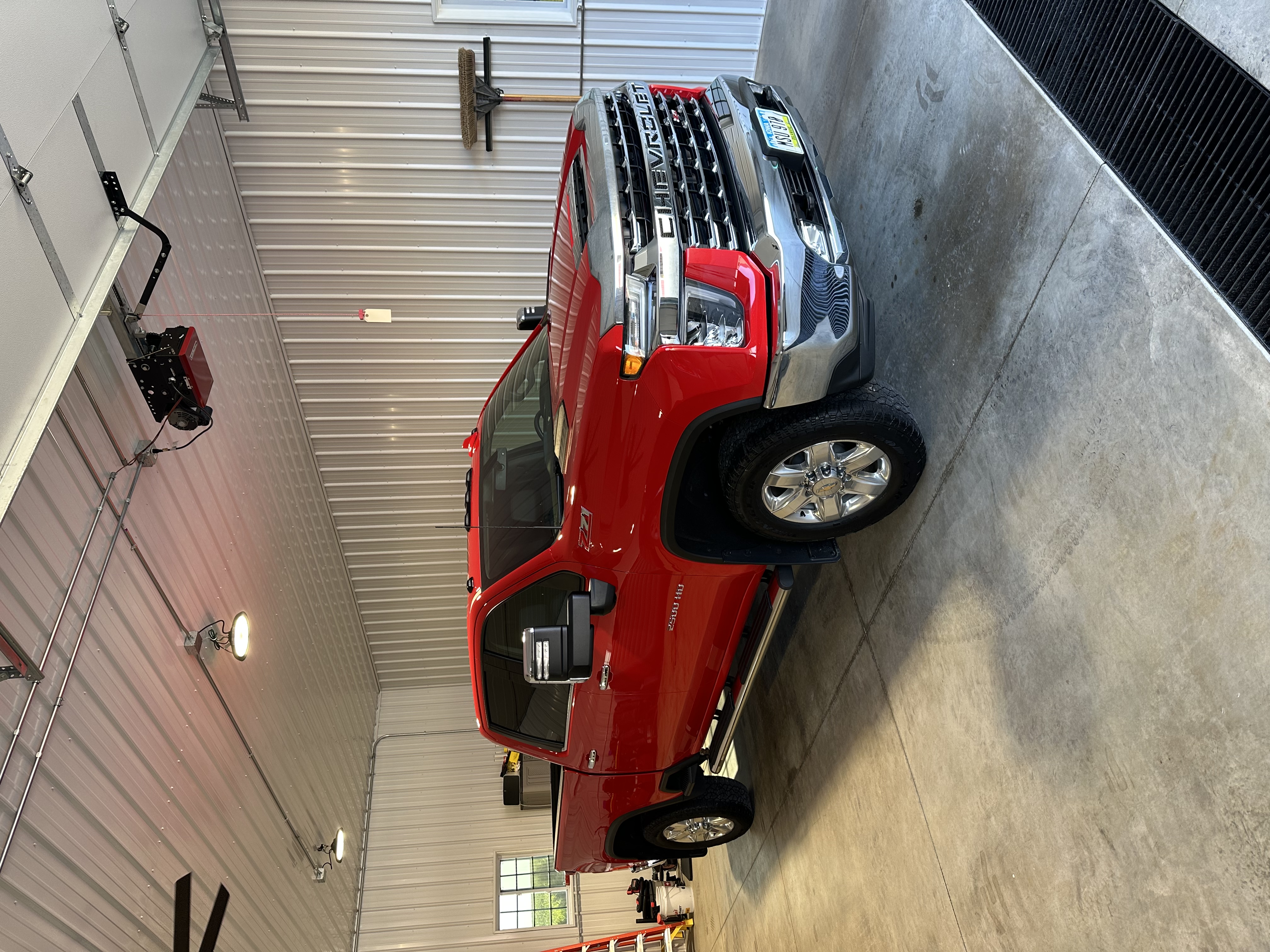 Red truck ceramic coating