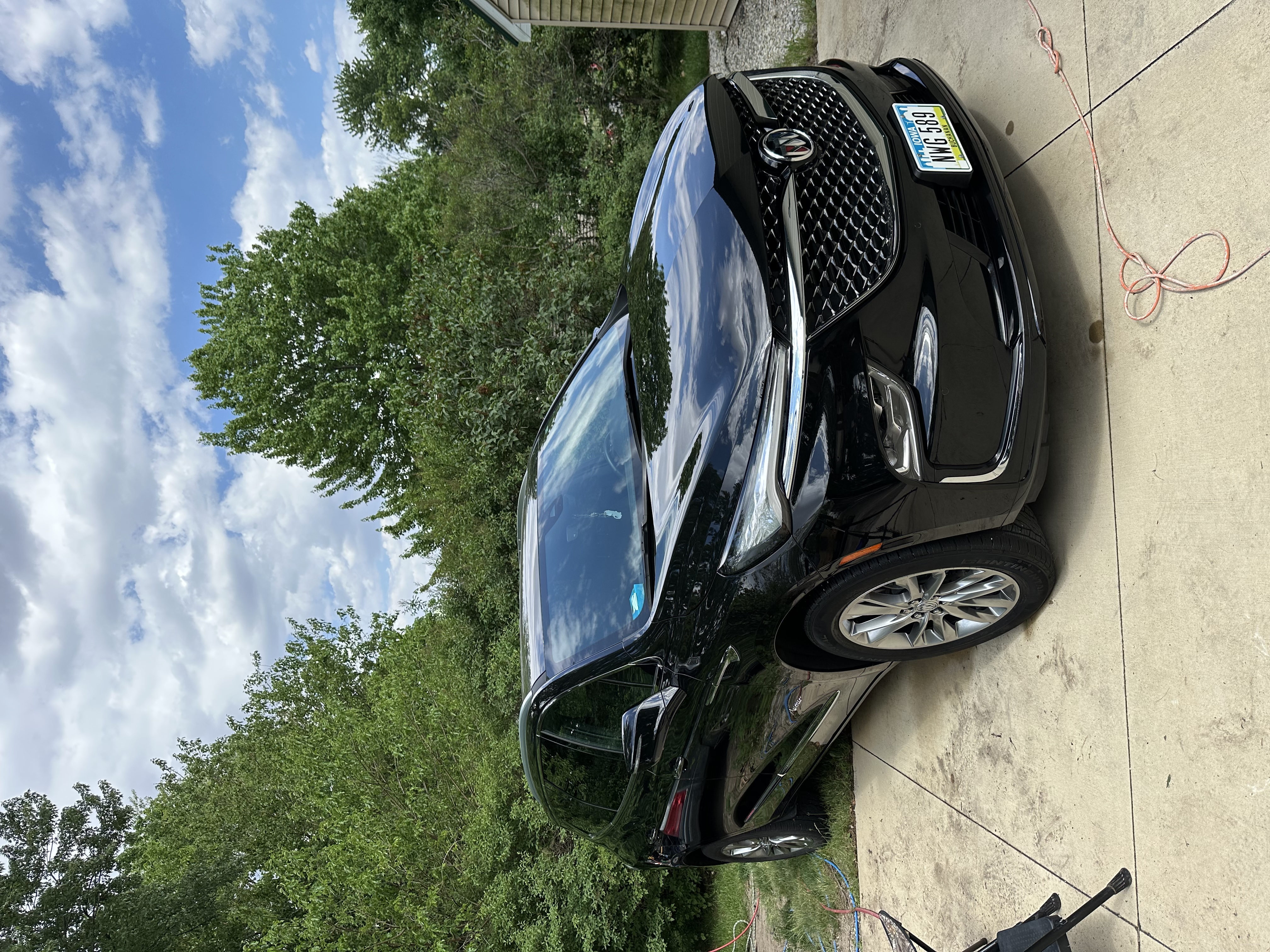 Clean black Buick Enclave exterior detail